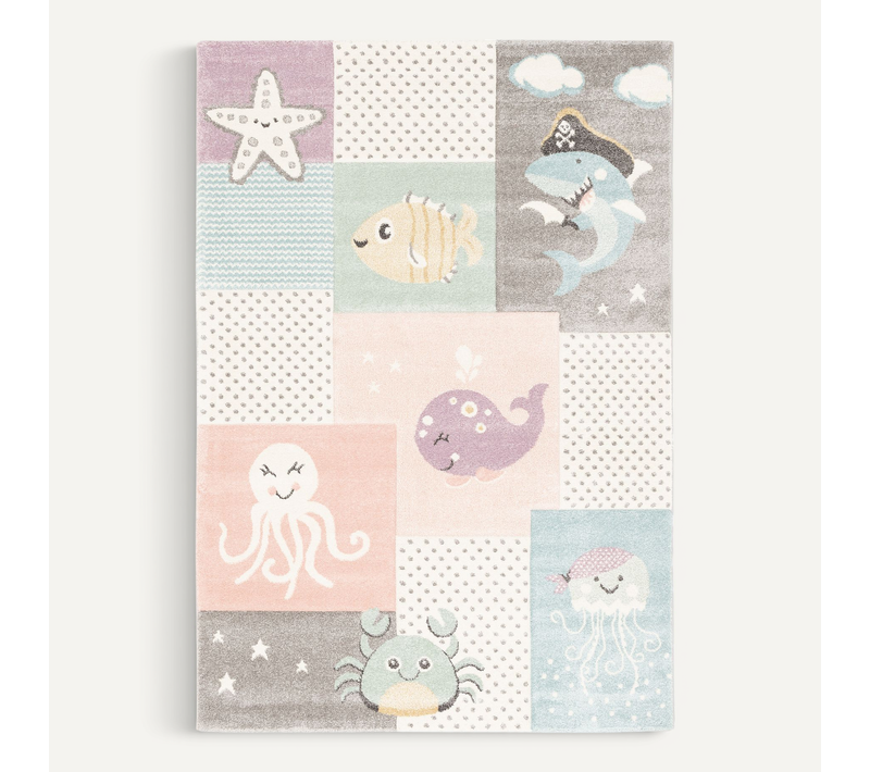 Tapis Maui Kids Pour Enfants Sous-marin 140x200cm