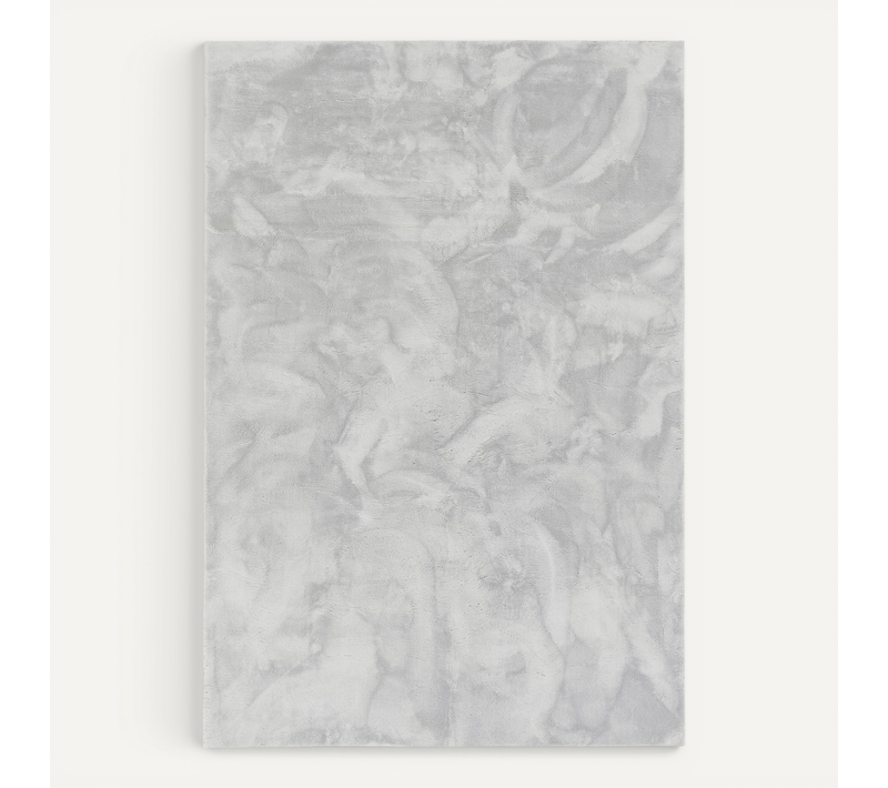 Tapis En Fourrure Pearl 200x290cm Gris