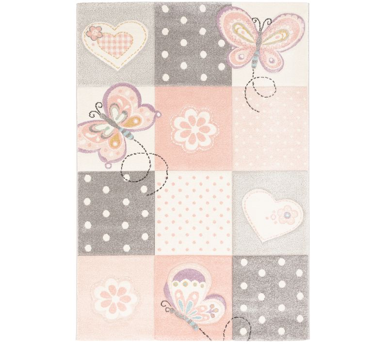 Tapis Maui Kids Pour Enfants Plaid Cœurs 80x150cm