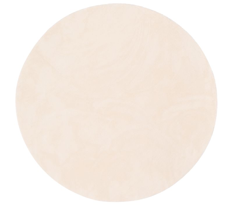 Tapis En Fourrure Pearl Rond 160cm Beige