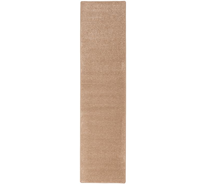 Tapis à Poils Longs Couloir Cottage 80x320cm Marron