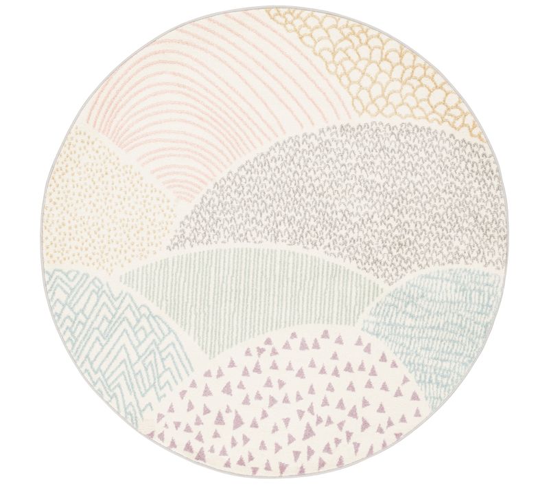 Tapis Pour Enfants Softstar Kids Fantaisie 200cm Multicolore Rond