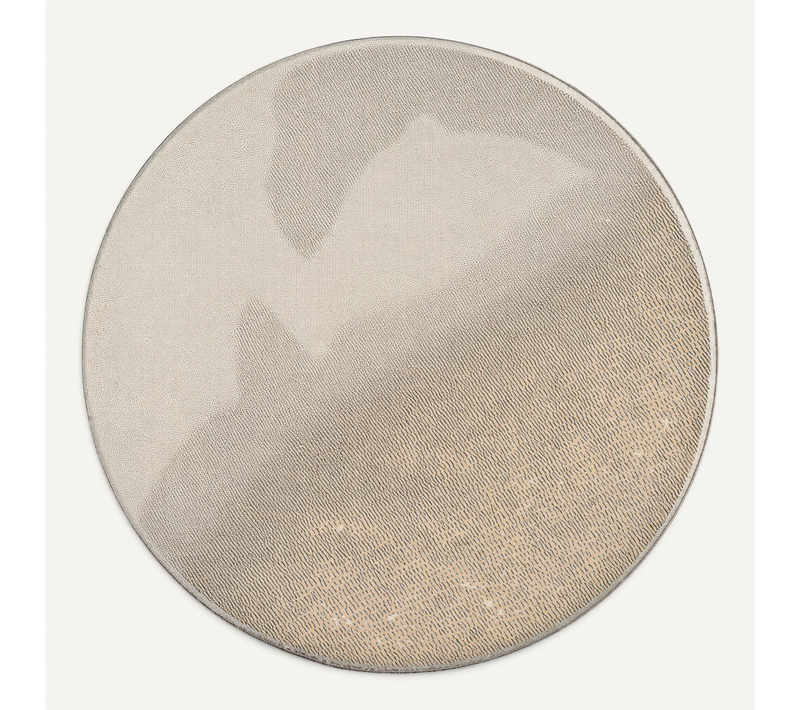 Tapis Moelleux Poils Courts, Antidérapant, Lavable, Soft, Beige, 160 X 160 Cm