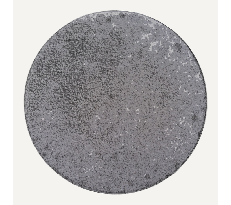 Tapis Moelleux Poils Courts, Antidérapant, Lavable, Soft, Gris, 200 X 200 Cm