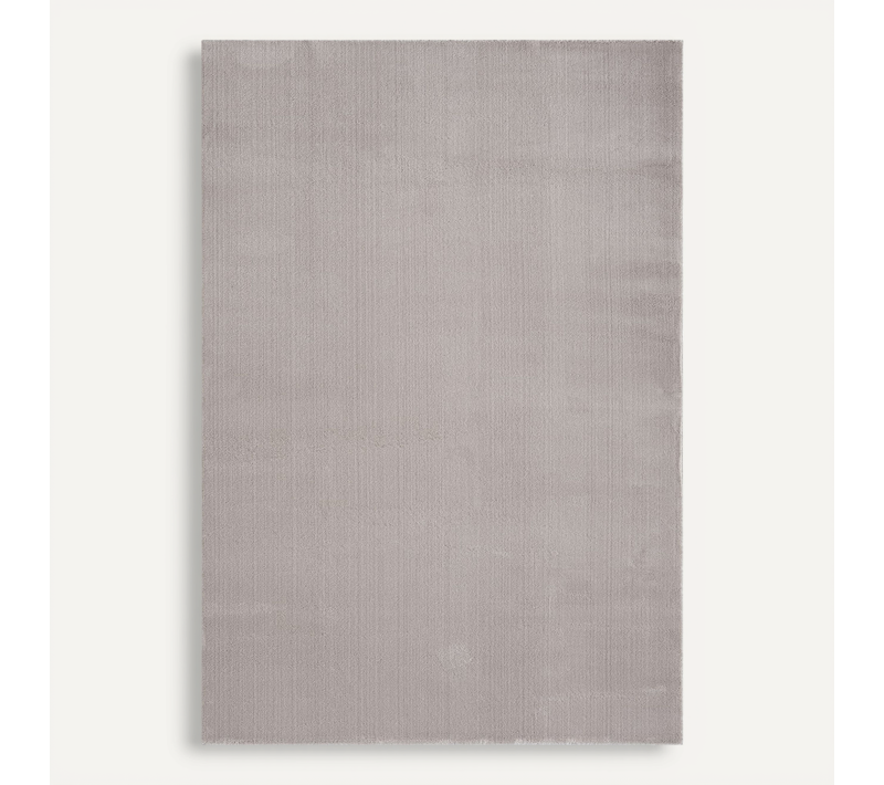 Tapis Moelleux Poils Courts, Antidérapant, Lavable, Soft, Sable, 80 X 150 Cm