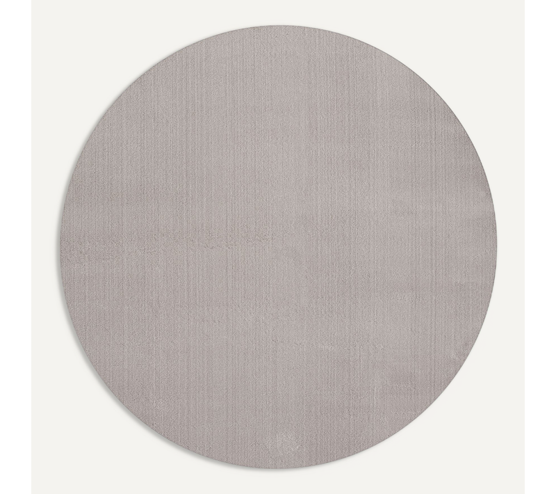 Tapis Moelleux Poils Courts, Antidérapant, Lavable, Soft, Sable, 200 X 200 Cm