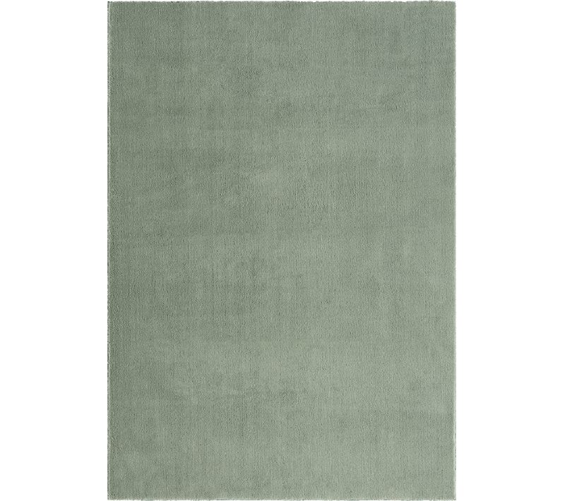 Tapis Moelleux Poils Courts, Antidérapant, Lavable, Soft, Vert, 160 X 220 Cm
