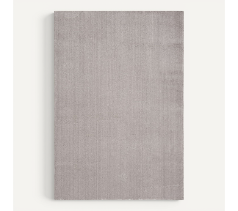 Tapis Moelleux Poils Courts, Antidérapant, Lavable, Soft, Sable, 80 X 300 Cm
