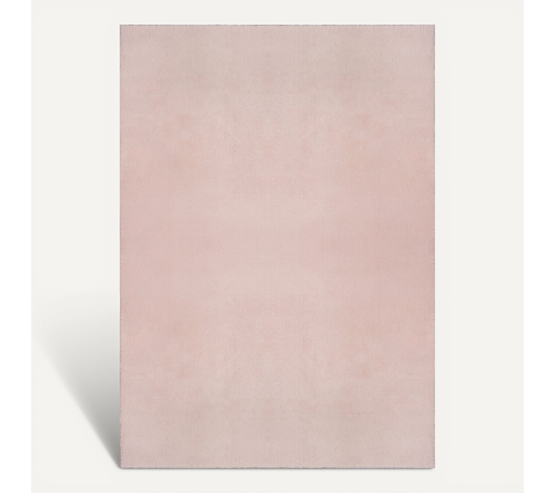 Tapis Moelleux Poils Courts, Antidérapant, Lavable, Soft, Blush, 60 X 110 Cm