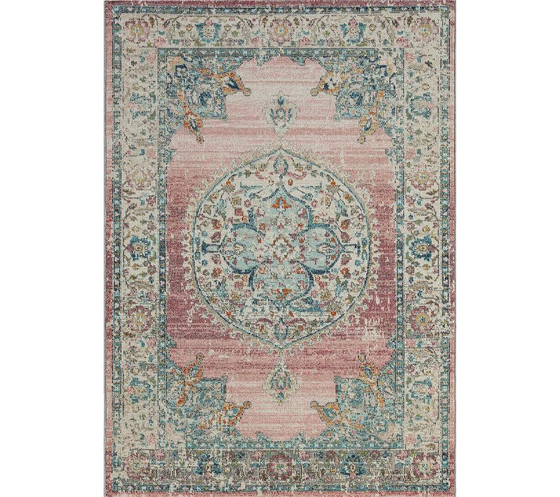 Tapis Palma Extérieur Oriental, Rose, 160x230 Cm