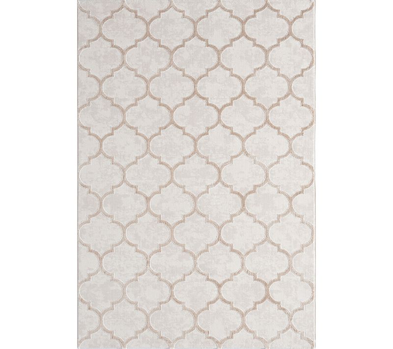 Tapis Knight 3d Brillants, Beige, 80x150 Cm