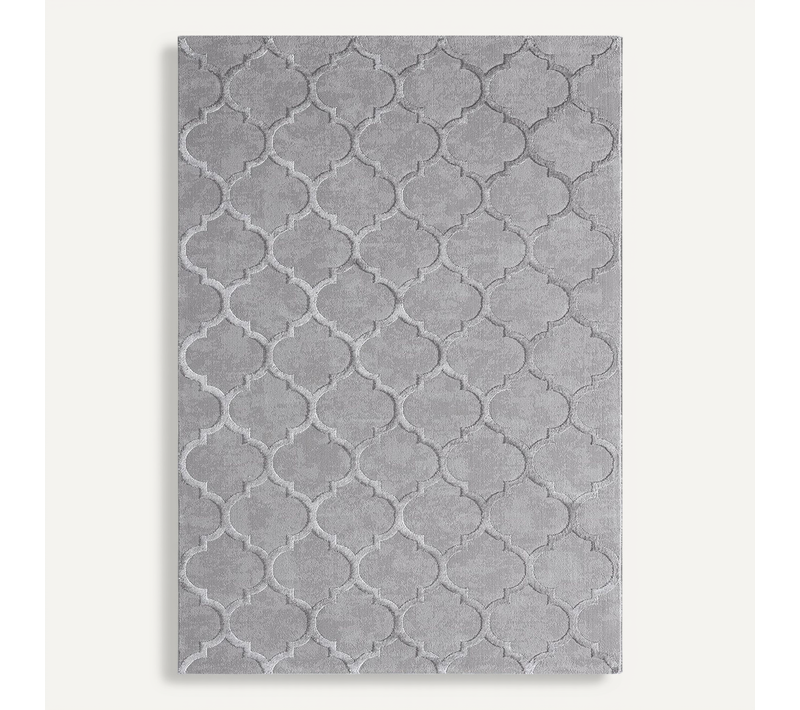 Tapis Knight 3d Brillants, Gris, 160x230 Cm