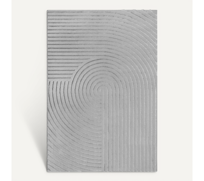 Tapis Knight 3d Brillants, Gris, 120x170 Cm