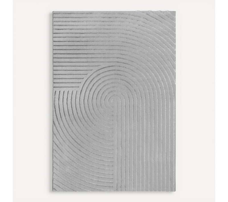 Tapis Knight 3d Brillants, Gris, 140x200 Cm