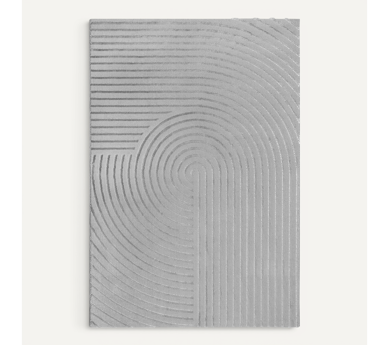 Tapis Knight 3d Brillants, Gris, 160x230 Cm
