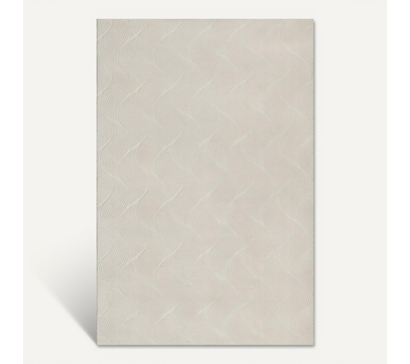 Tapis Rio Salon Antidérapant 3d, Crème, 80x300 Cm