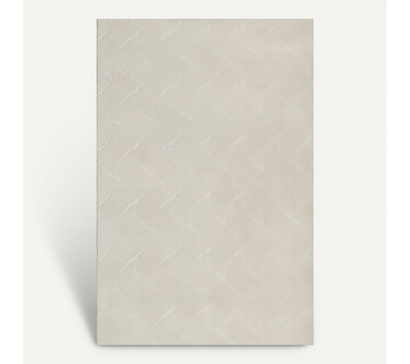Tapis Rio Salon Antidérapant 3d, Crème, 140x200 Cm