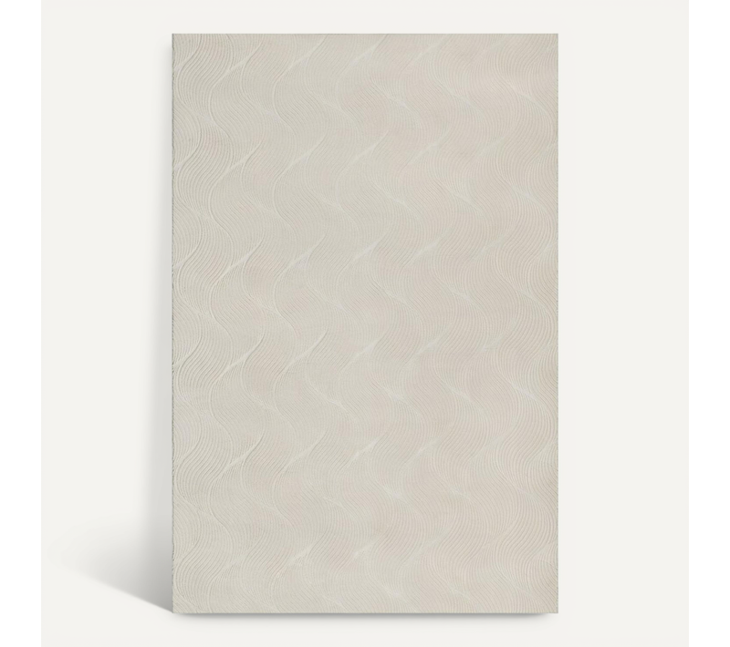 Tapis Rio Salon Antidérapant 3d, Crème, 160x220 Cm