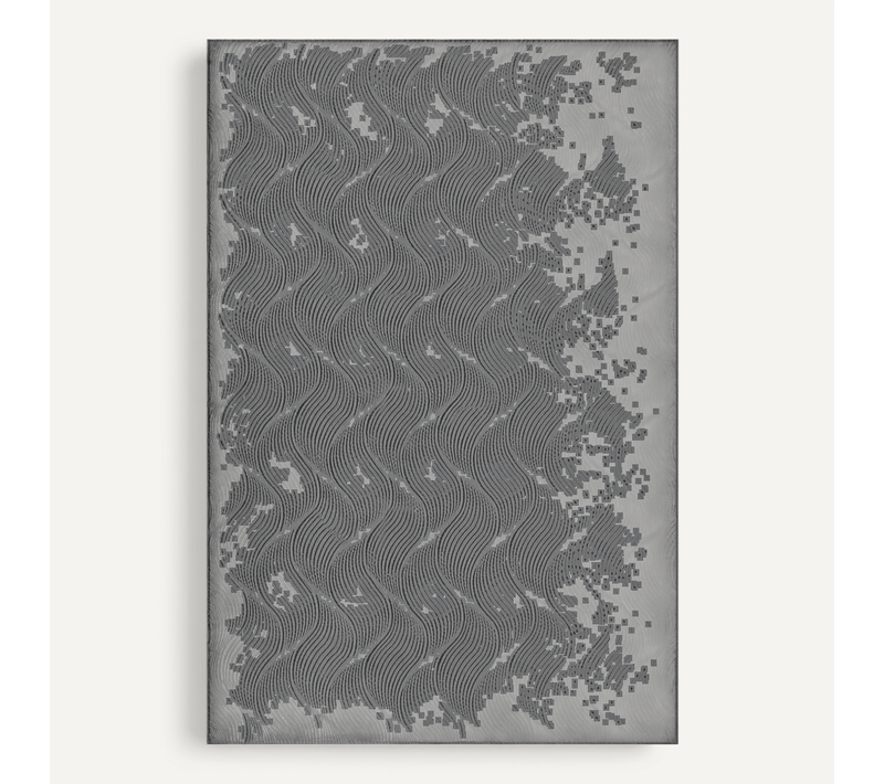 Tapis Rio Salon Antidérapant 3d, Anthracite, 160x220 Cm