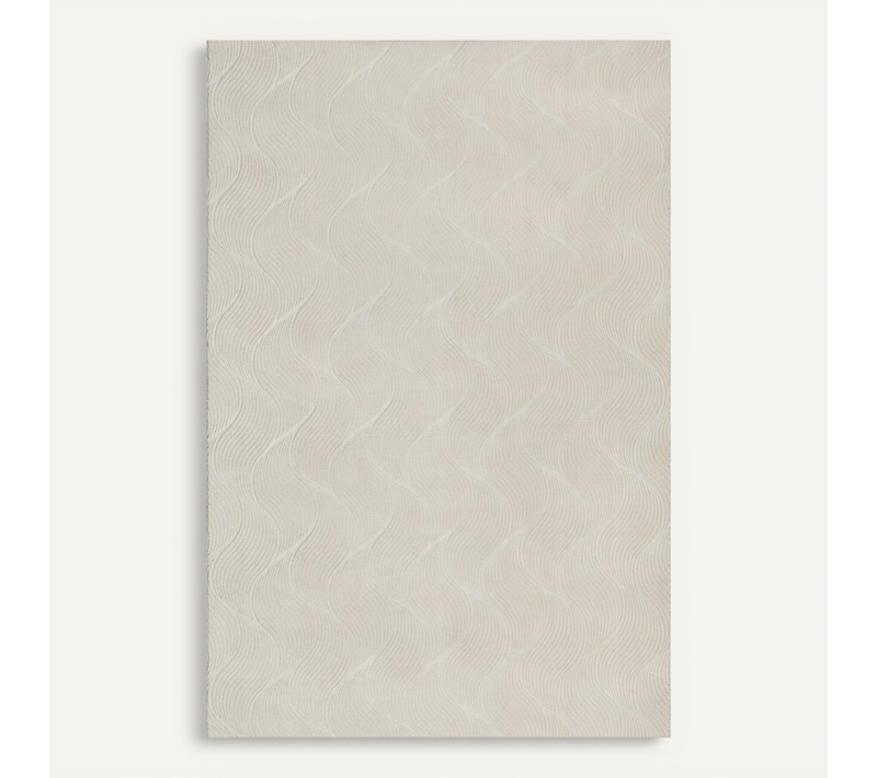 Tapis Rio Salon Antidérapant 3d, Crème, 200x280 Cm