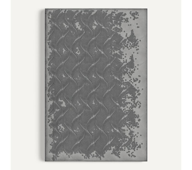 Tapis Rio Salon Antidérapant 3d, Anthracite, 200x280 Cm
