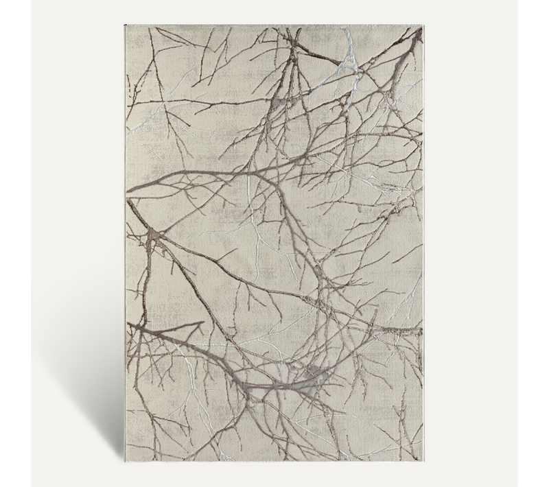 Tapis Mila Brillant, Nature, Crème, 120x170 Cm