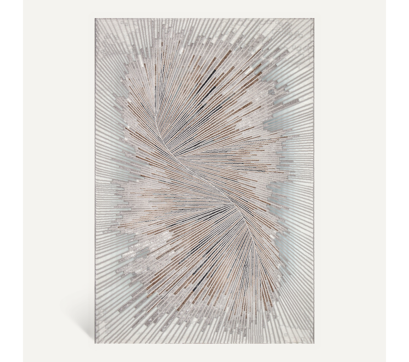 Tapis Mila Brillant, Abstrait Design, Gris, 160x230 Cm