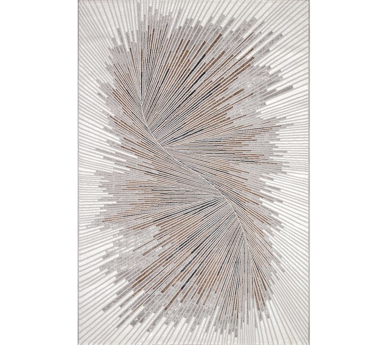 Tapis Mila Brillant, Abstrait Design, Gris, 240x340 Cm