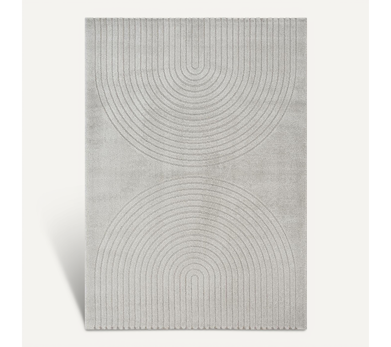 Tapis Elisa Design Géométrique, Gris, 200x280 Cm