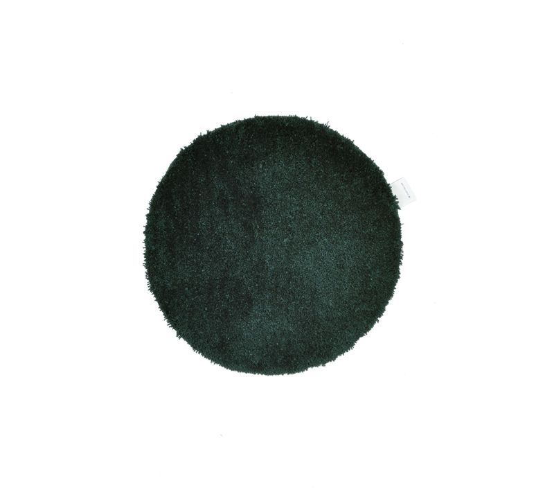 Tapis De Bain Tufté Main Cozy Bath 90x90 Cm - Vert