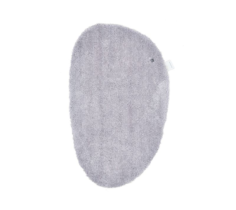 Tapis De Bain Tufté Main Cozy Bath 60x100 Cm - Gris