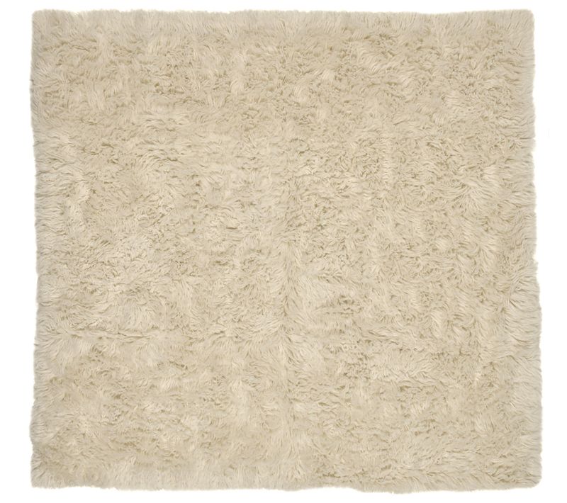 Tapis Flokati Grec Original Flokos 2450 160x160 Cm - Crème