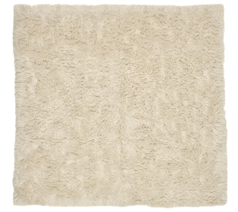 Tapis Flokati Grec Original Flokos 1250 160x160 Cm - Crème
