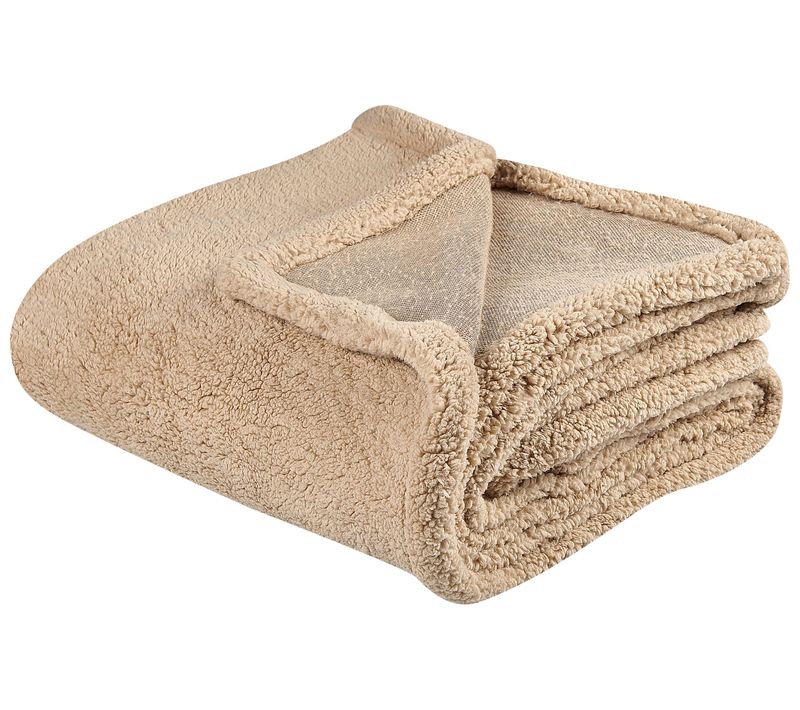 Couverture Mirge 125 X 150 Cm Beige Sable