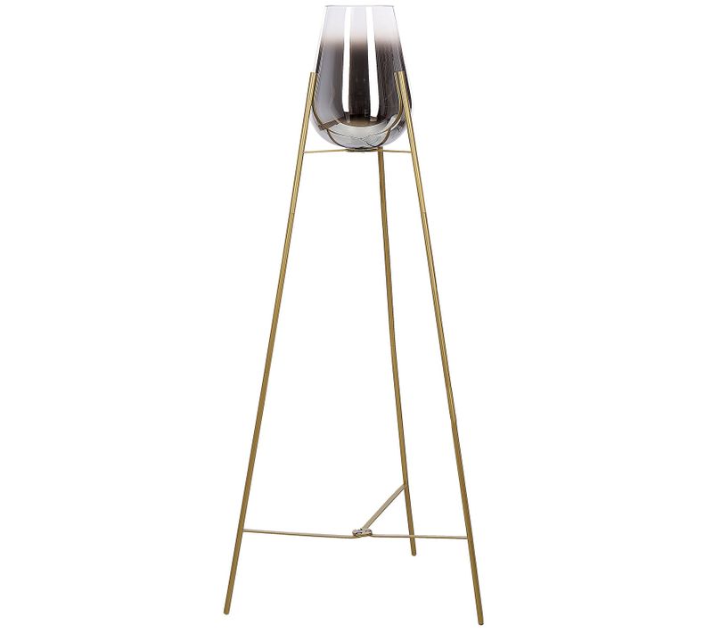 Lampadaire En Métal Doré Mena