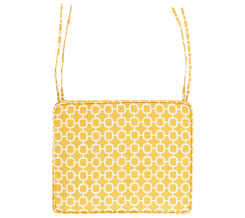 Lot De 6 Coussins D'extérieur à Motif Géométrique Jaune Tolve
