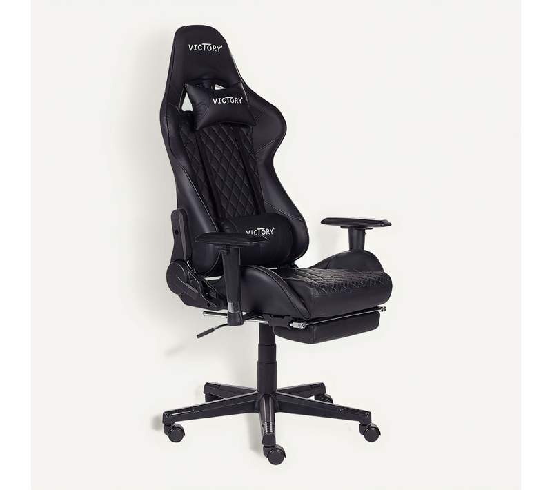 Chaise De Gamer Pu Noir Victory