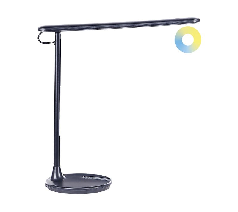 Lampe De Bureau LED Draco Avec Variateur Métal Noir