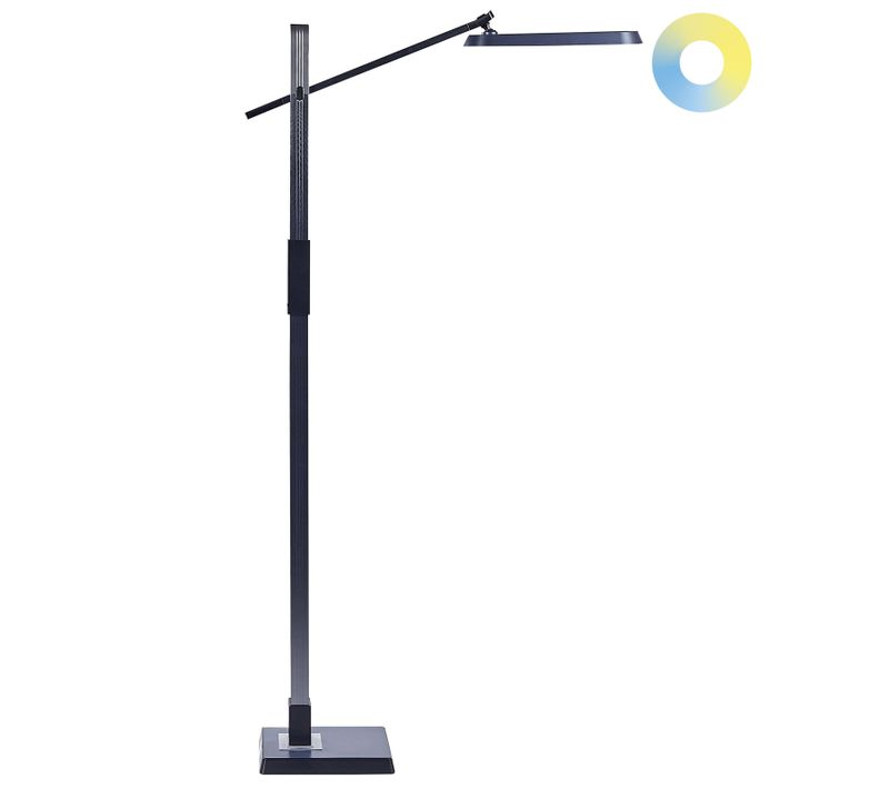 Lampadaire LED Aquarius Avec Variateur Métal Gris Foncé