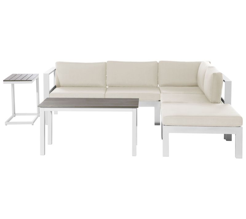 Set De Salon Aluminium Beige Messina