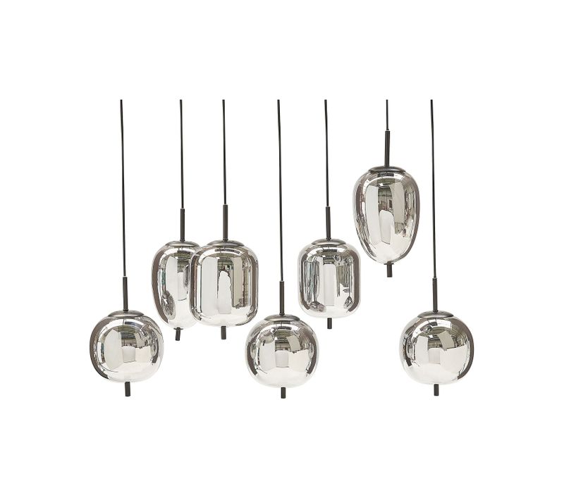 Lampe Suspension Tarlo Verre Laiton