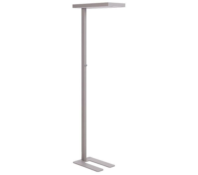 Lampadaire LED Taurus Avec Variateur Métal Argenté