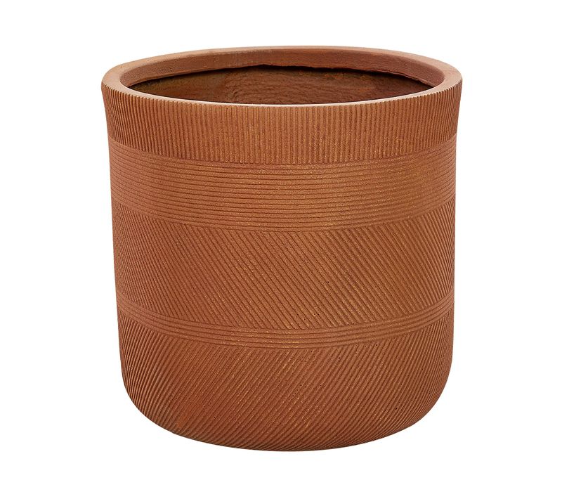 Cache-pot Voula 36 Cm Marron Doré