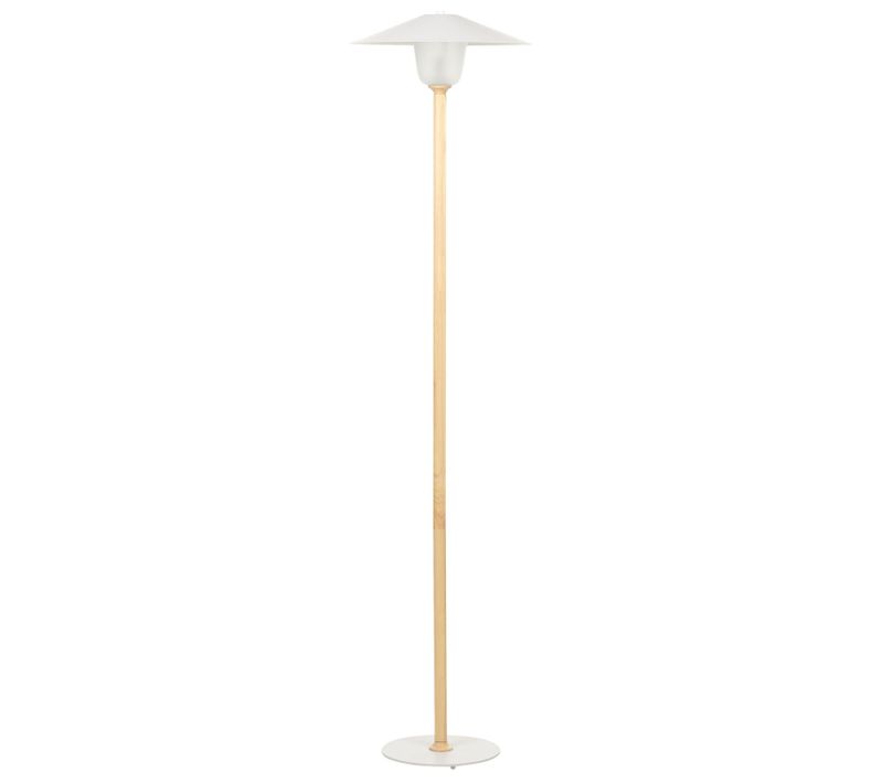 Lampadaire En Bois Clair Et Blanc Moppy