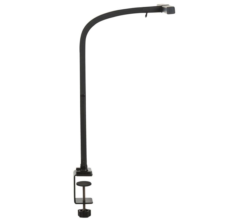 Lampe De Bureau LED à Pince Auriga Avec Détecteur De Mouvement Métal Noir