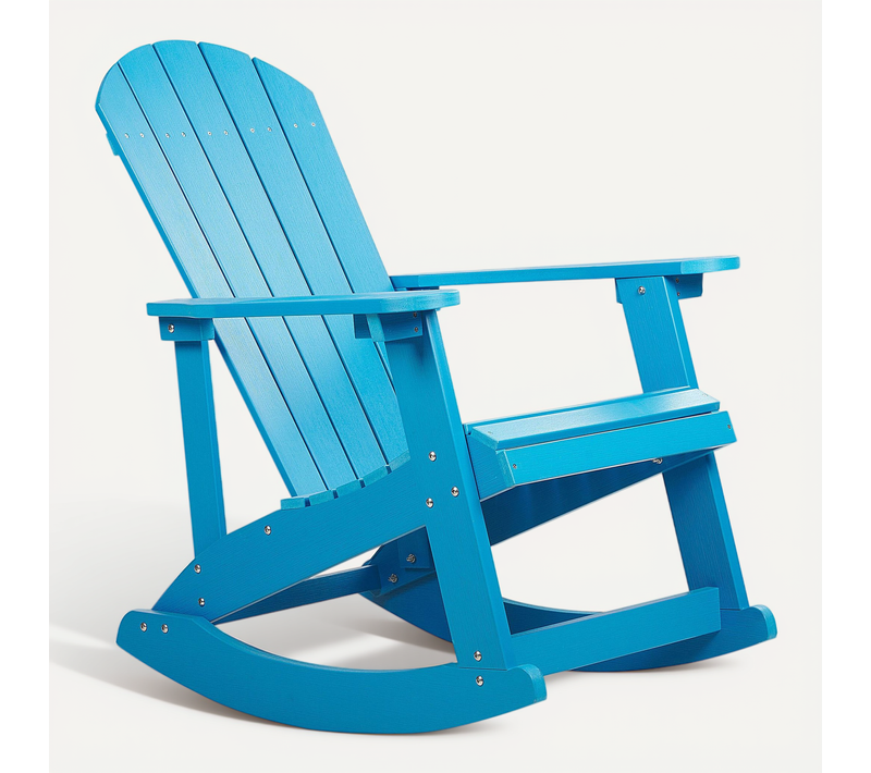 Chaise De Jardin Bois D'ingénierie Bleu Adirondack