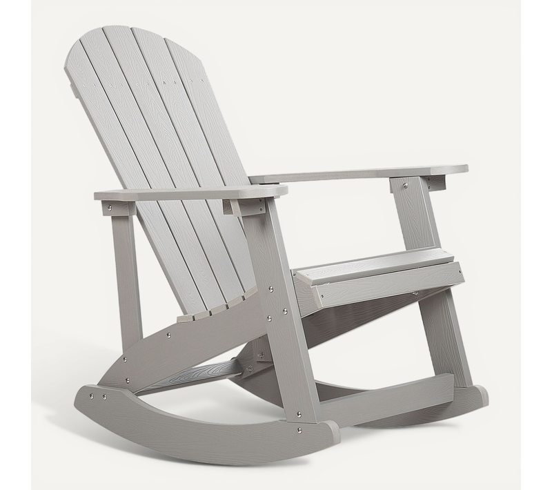 Chaise De Jardin Bois D'ingénierie Gris Clair Adirondack