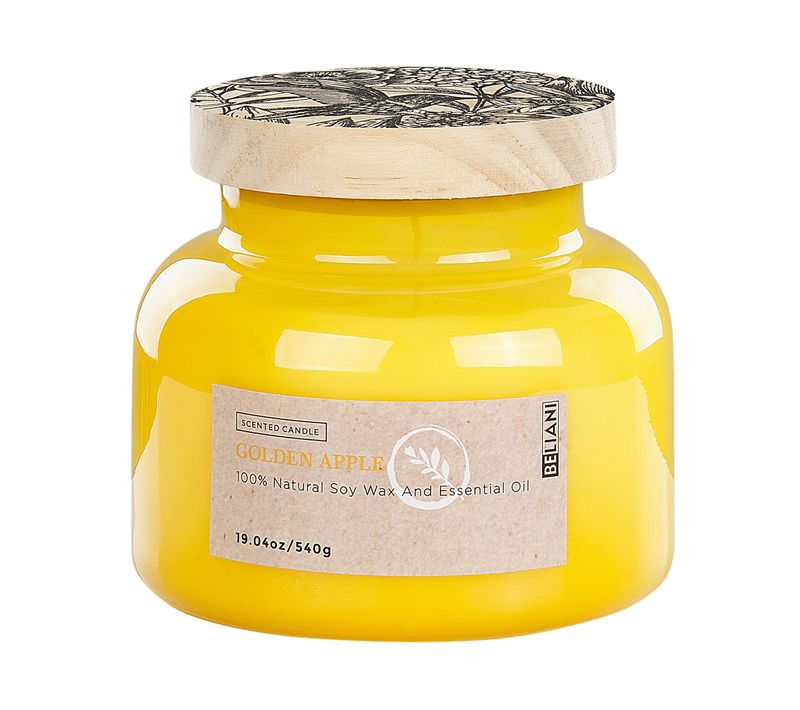 Bougie à La Cire De Soja Parfumée Pomme Golden Delight Bliss
