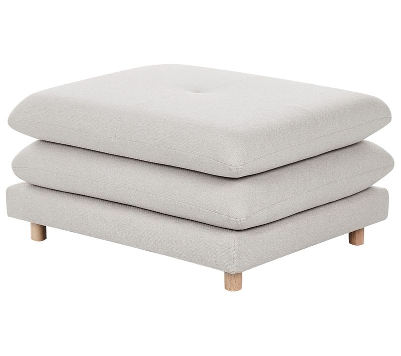 Ottoman Heden Tissu Beige