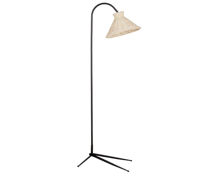 Lampadaire Kerian Rotin Naturel